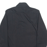 BURBERRY Mens Plain Shirt Black Long Sleeve S
