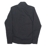 BURBERRY Mens Plain Shirt Black Long Sleeve S