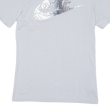 NIKE Womens T-Shirt Grey XS