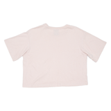 CHAMPION Cropped Womens T-Shirt Pink XS