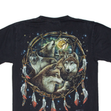 Wolves Mens T-Shirt Black M