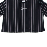 KARL KANI Cropped Womens T-Shirt Black L