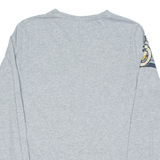 The Mountains Are Calling Mens T-Shirt Grey Long Sleeve XS