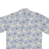 DANIEL BROOKS Mens Shirt Blue 90s Floral M
