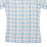 Mens Shirt Blue Check M