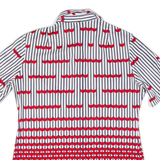 Womens Shirt Red Crazy Pattern S