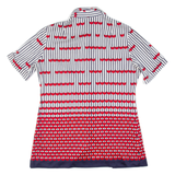 Womens Shirt Red Crazy Pattern S
