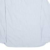 TIMBERLAND Mens Shirt Blue Striped Long Sleeve XL