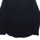 DIESEL Slim Fit Mens Plain Shirt Black Long Sleeve S