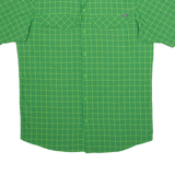 COLUMBIA Mens Shirt Green Check S