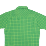 COLUMBIA Mens Shirt Green Check S