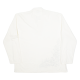 Tunic Mens Plain Shirt Cream Long Sleeve 2XL