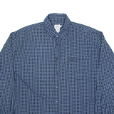 CALVIN KLEIN JEANS Mens Shirt Blue Check Long Sleeve XL