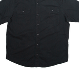 WRANGLER Mens Plain Shirt Black L