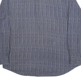 TIMBERLAND Mens Shirt Blue Spotted Long Sleeve XL