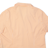 JACK WOLFSKIN Womens Shirt Orange Check M