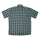 Mens Shirt Green Check L
