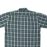 Mens Shirt Green Check L