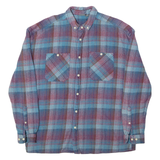 ASOS Mens Shirt Blue Check Long Sleeve S