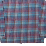 ASOS Mens Shirt Blue Check Long Sleeve S