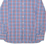 TOMMY HILFIGER Mens Shirt Blue Check Long Sleeve S