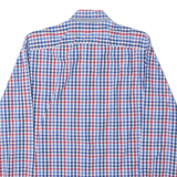 TOMMY HILFIGER Mens Shirt Blue Check Long Sleeve S