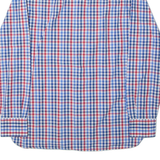 TOMMY HILFIGER Mens Shirt Blue Check Long Sleeve S