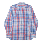 TOMMY HILFIGER Mens Shirt Blue Check Long Sleeve S