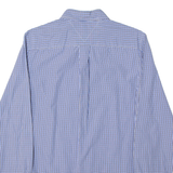 TOMMY HILFIGER Mens Shirt Blue Gingham Long Sleeve S
