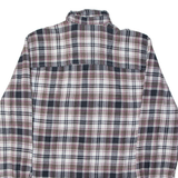 LERROS Mens Shirt White Check Long Sleeve L