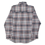 LERROS Mens Shirt White Check Long Sleeve L