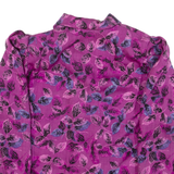 Womens Shirt Pink Floral Long Sleeve M