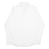 PIERRE CARDIN Stretch Fit Mens Plain Shirt White Long Sleeve S