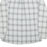 ARIZONA Mens Flannel Shirt Grey Plaid Long Sleeve M