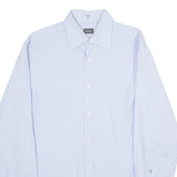 JOOP! Mens Shirt Blue Striped Long Sleeve M