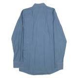HUGO BOSS Sharp Fit Mens Plain Shirt Blue Long Sleeve S