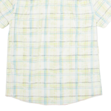 TOMMY HILFIGER Mens Shirt Yellow Plaid L