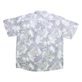 Womens Shirt Grey Viscose Floral XL