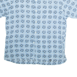 GUESS Womens Shirt Blue Floral XL