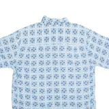 GUESS Womens Shirt Blue Floral XL