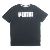 PUMA Mens T-Shirt Black L