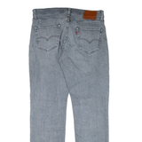 LEVI'S 511 Jeans Mens Grey Slim Straight W33 L32