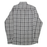 TOMMY HILFIGER Mens Shirt Black Plaid Long Sleeve M