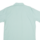 HOBI Mens Plain Shirt Green 90s M