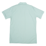 HOBI Mens Plain Shirt Green 90s M