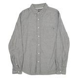 TIMBERLAND Slim Fit Mens Plain Shirt Grey Long Sleeve L