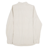 FRENCH CONNECTION Mens Plain Shirt Grey Long Sleeve L