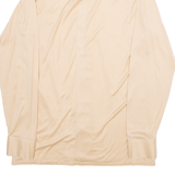 JOCKEY INTERNATIONAL Womens Plain Shirt Beige Long Sleeve M