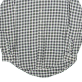 TOMMY HILFIGER Mens Shirt Blue Plaid Long Sleeve L