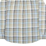 TOMMY HILFIGER Mens Shirt Blue Check Long Sleeve M